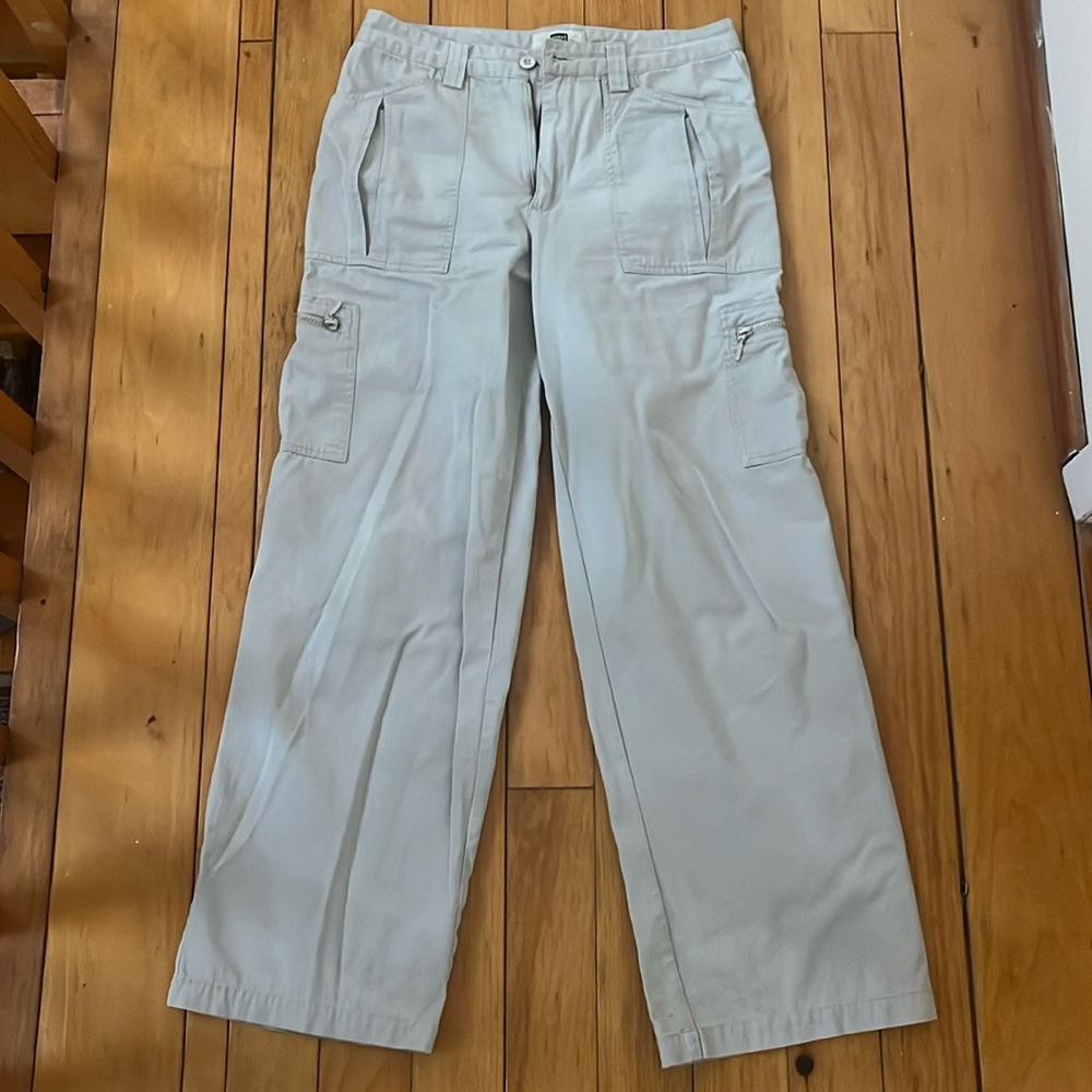 Smart Set | Vintage wide legged cargo pant | Beige | Size 9